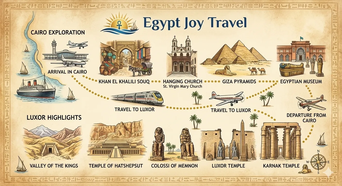 4 Days / 3 Nights Cairo & Luxor Tour Package