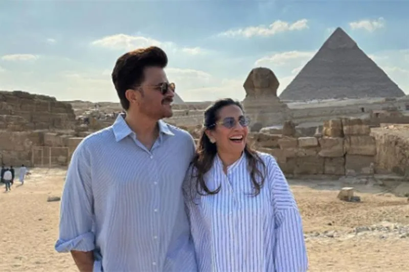 Bollywood Star Anil Kapoor in a memorable trip to Egypt 
